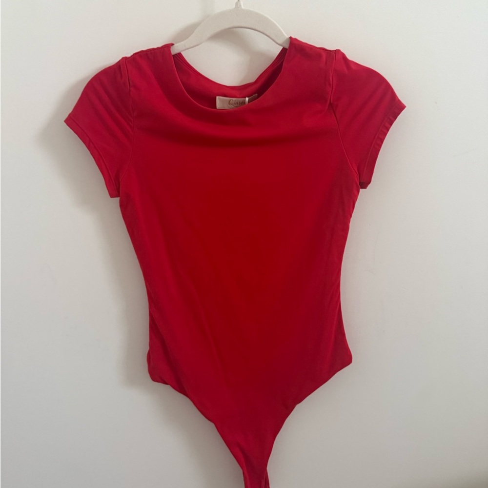Red Women's Bodysuit